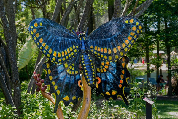 Habitat butterfly sculpture
